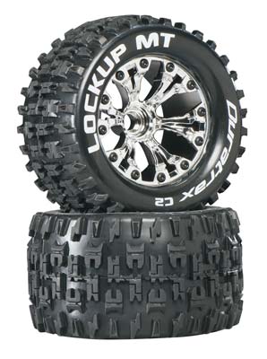 Duratrax Lockup MT 2.8" 2WD Mounted Front Chrome (2)