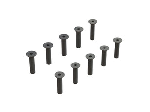 FLAT HEAD HEX MACHINE SCREW M3.5X16MM (10PCS) #ARA703016