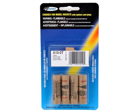 A10-0T Model Rocket Engines (4pk)