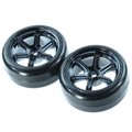 1/10th Drift Wheel and Tire (Black Chrome)(1pr)