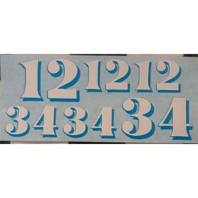 CR VINTAGE NUMBERS - 14 WHITE