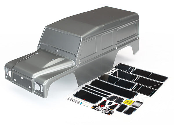 TRA8011X TRX4 DEFENDER BODY GREY