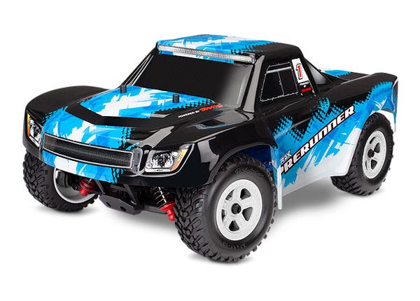 76064-5_BLUE LaTrax Desert Prerunner: 1/18-Scale 4WD Electric Truck