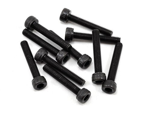 M3x18mm Cap Head Screws- Black, 10pcs