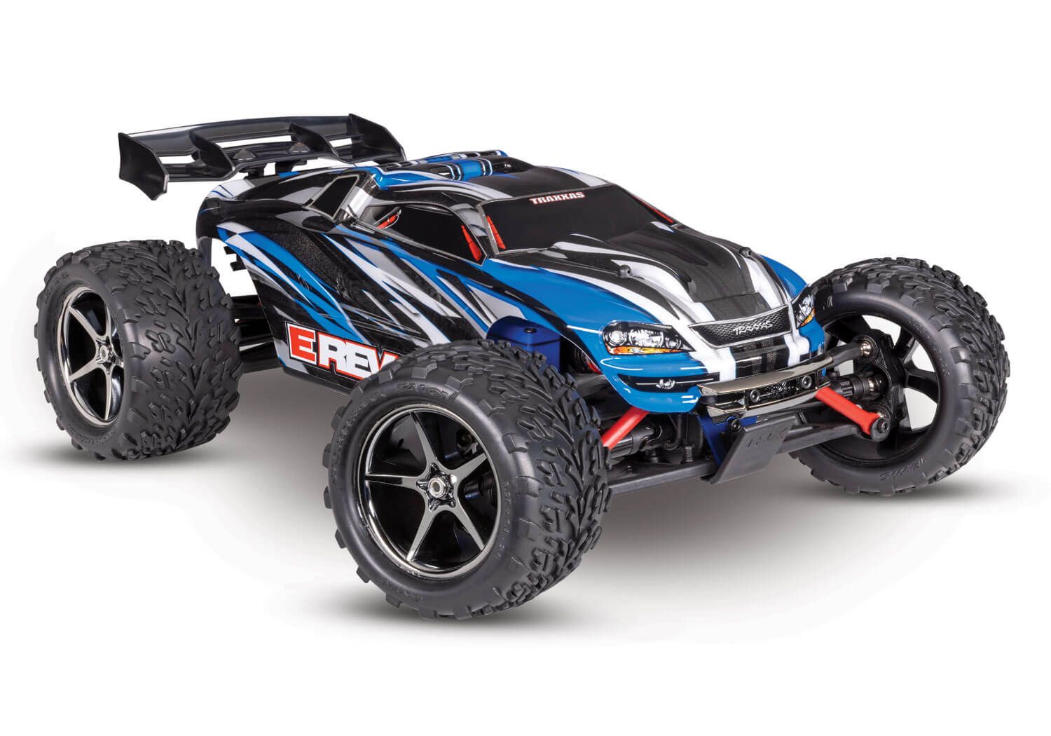 Traxxas E-Revo 1/16 Scale 4wd Monster Truck w/USB-C Charger Blue