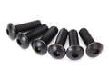 Screws, 2.5x8mm button-head machine (hex drive) (6)