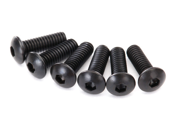 Screws, 2.5x8mm button-head machine (hex drive) (6)