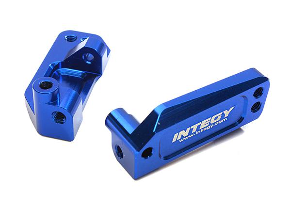 Billet Machined Caster Block (2) for 1/10 Rustler 2WD, Stampede 2WD & Slash 2WD C28324BLUE