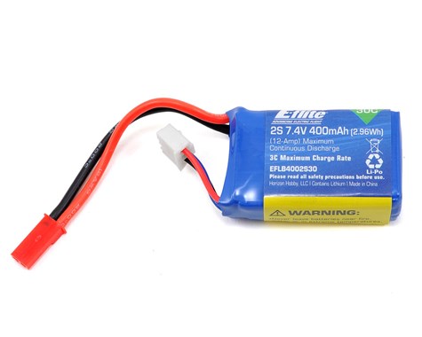 400mAh 2s 7.4v LiPo JST