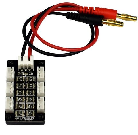 Apex RC Products Blade 130 X, MCPX BL, Parkzone, & Eflite UMX 6 Battery Parallel Charging Board #1461