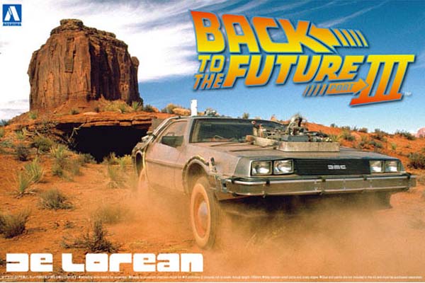 011874 1/24 DeLorean From Back to the Future III