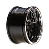 Wheel RR 54 x 30mm Deep Mesh, Chrome/Blk (2): V100