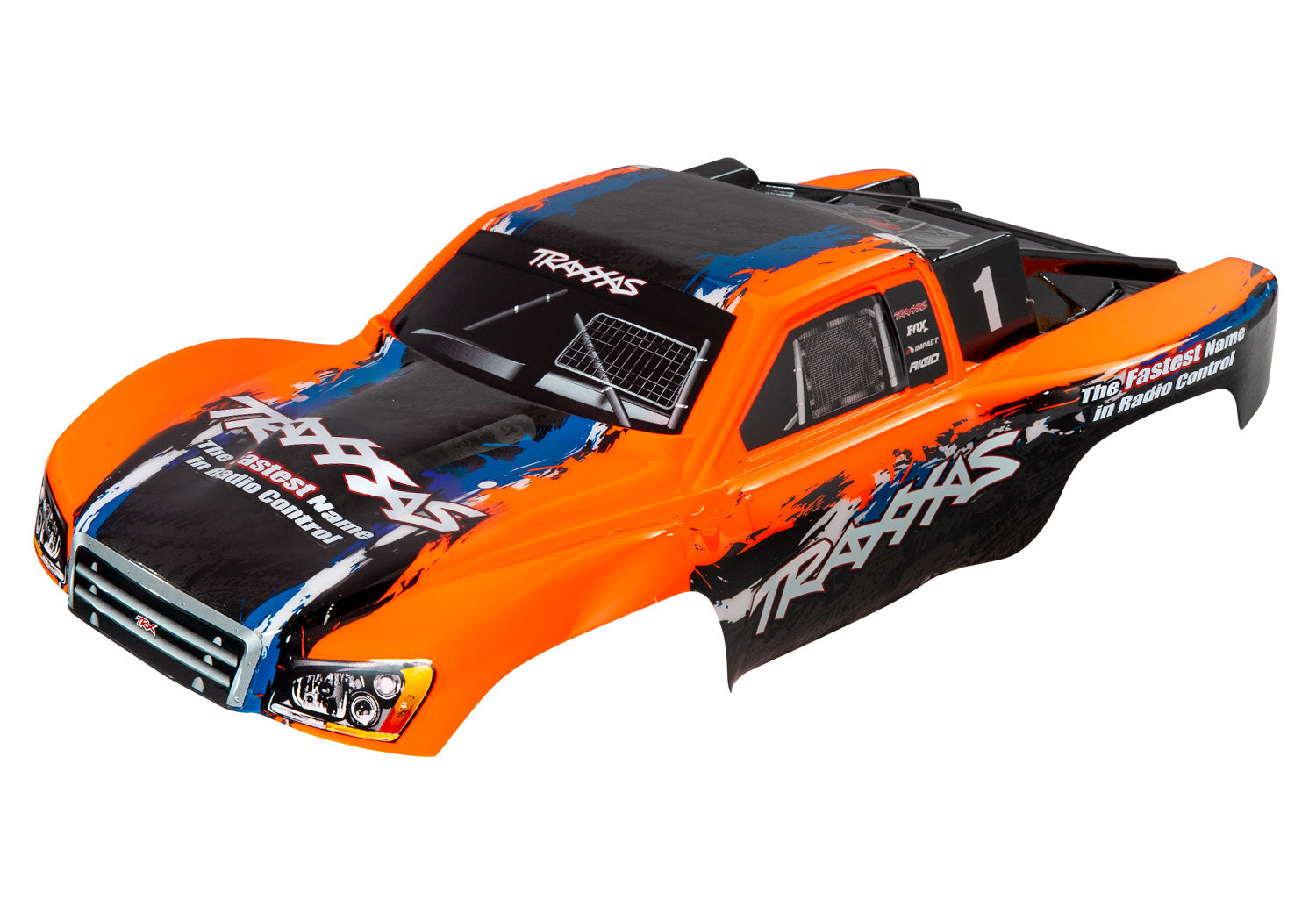 Body, Slash 4X4, orange (painted, decals applied)