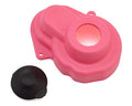 Sealed Gear Cover, Pink, for Traxxas Slash 2wd