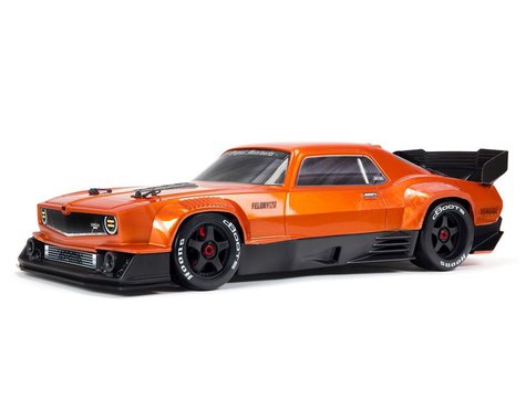 ARA7617V2T2 FELONY Orange 6S BLX Street Bash 1/7 All-Road Muscle Orange (Ground shipping included in online price to the lower 48 states)