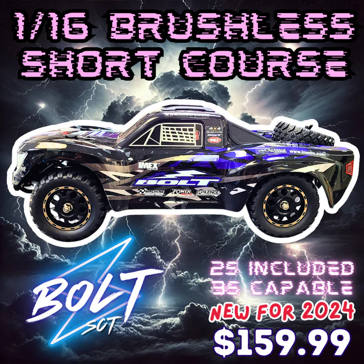 IMEX Bolt 1/16th Brushless RTR 2.4GHz 4WD Short Course