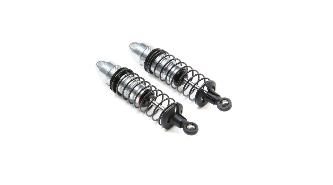 Shock Assembly, Front, Aluminum, (2): Mini-T 2.0