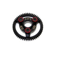 Hot Racing light weight hardened steel 52 tooth, 32 pitch (0.8 Mod) spur gear for the 1/10 Traxxas Bandit, Rustler, 2WD Slash, 2WD Stampede, and Telluride vehicles   FEATURES: