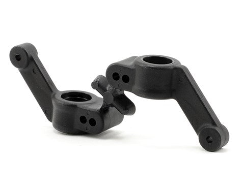 Rear Bearing Carriers, Black: SLH 4x4, ST 4x4