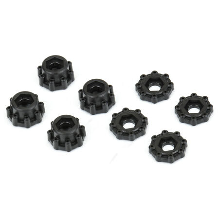 8x32 to 17mm Hex Adapters for 8x32 3.8" Wheels