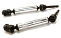 Dual Joint Telescopic Rear Drive Shafts for TRX 1/10 Stampede 4X4 & Slash 4x4 C26505SILVER