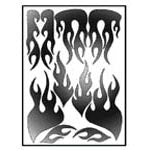 V005C MIRROR CHROME FLAMES