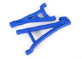 Suspension arms, blue, front (left), heavy duty (upper (1)/ lower (1))