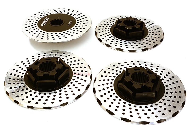 Realistic Alloy Brake Disc Set for Traxxas X-Maxx 4X4 C27177BLACK