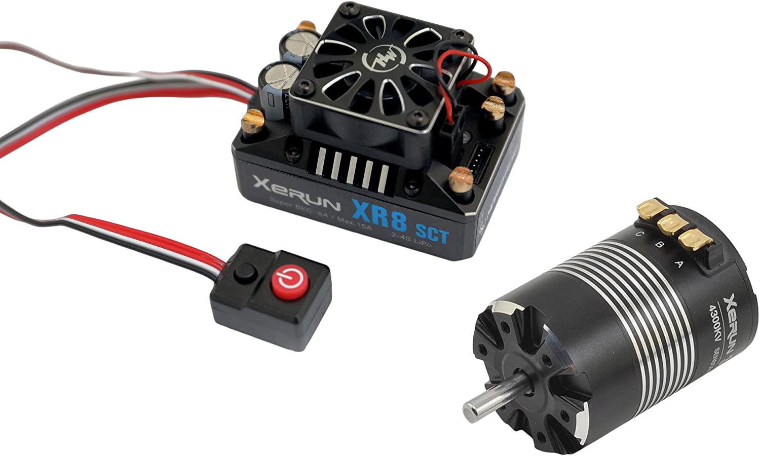 XR8 SCT Pro ESC Combo With 3660SD-A (4300kv) Motor