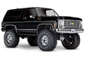 TRX-4® Scale and Trail® Crawler with 1979 Chevrolet® Blazer Body: 1/10 Scale 4WD Electric Truck. Ready-to-Drive® with TQi™ Traxxas Link™ Enabled 2.4GHz Radio System, XL-5 HV ESC (fwd/rev), and Titan® 550 motor (Online price includes ground shipping)