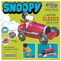 Snoopy and his Classic Race Car Motorized Snap Together Plastic Model Kit