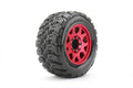 JKO1802CRMSGBB2    1/8 MT 3.8 EX-King Cobra, Mounted on Metal Red Claw Rim, Medium Soft, Belted, Glued, 17mm 1/2" Offs