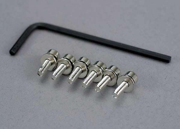 3159 Hex Screws 3x10mm Nitro Hawk (6)