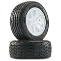 10140-17 VTA Front Tires (26mm) Mounted White Wheels (2