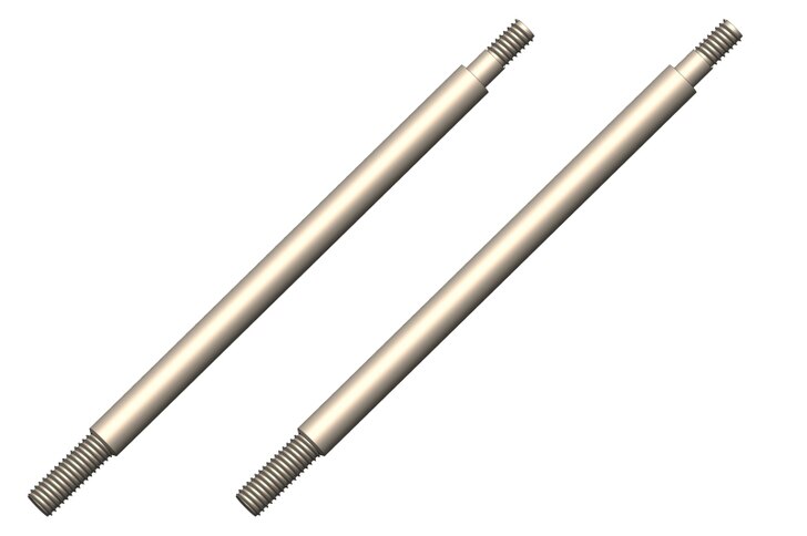 Shock Shaft - 61mm - Front - Steel - 2 pcs: Dementor,