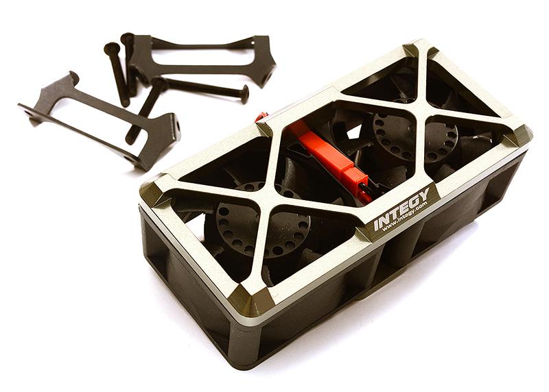 Ultra High Speed Twin Cooling Fan Kit 17k rpm for Traxxas X-Maxx C28697GREY