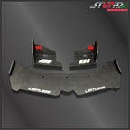 Front Wing and Bottom Plate Aluminum V2.0 BLACK