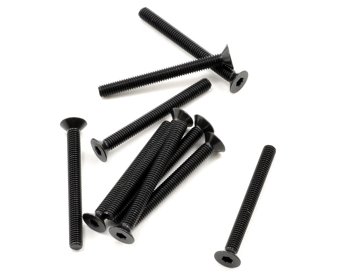 AXA0151 Hex Socket Flat Head M3x30mm Black (10)