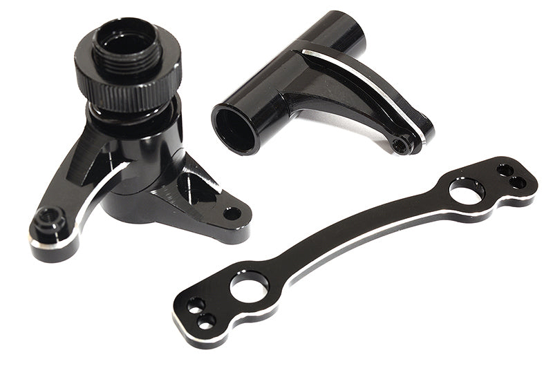 Billet Machined Alloy Steering Bell Crank Set for Arrma 1/8 Kraton 6S BLX C28815BLACK