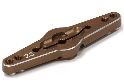 Billet Machined Double Sided Servo Horn 23T for KO & JR Servo (r=20, 24mm Holes)