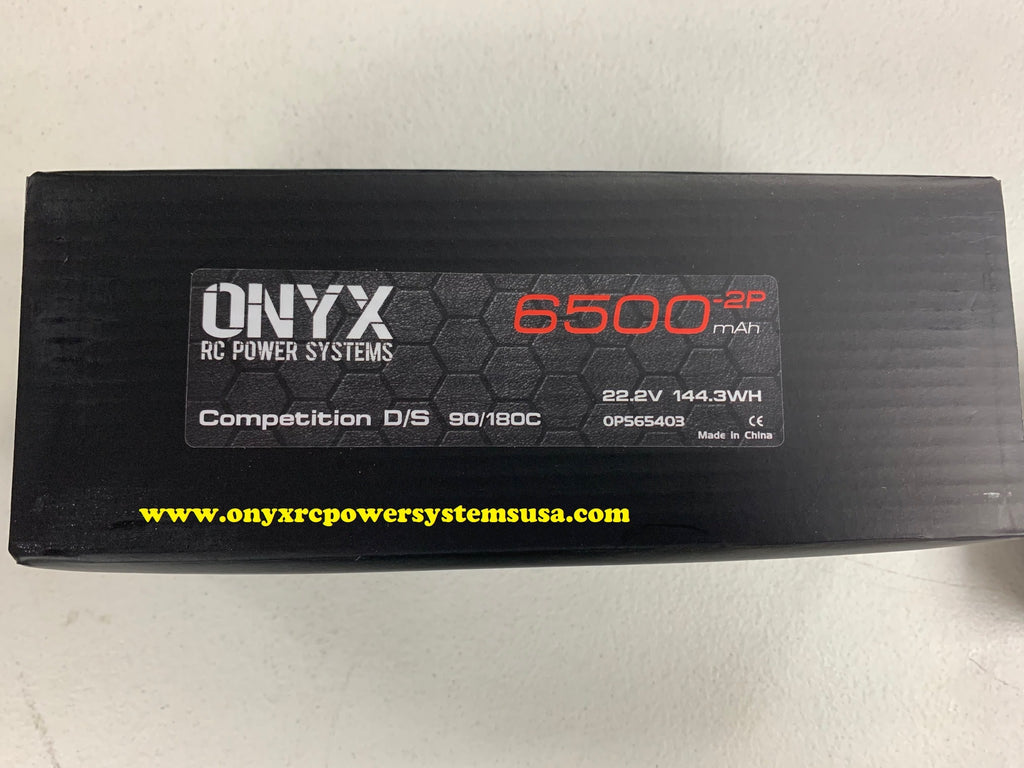 OPS65403  6500  22.2 8GW  (90/180C  2P)    (144.3  WH)52MMx26MMx14MM    www.onyxrcpowersystemsusa.com for purchase