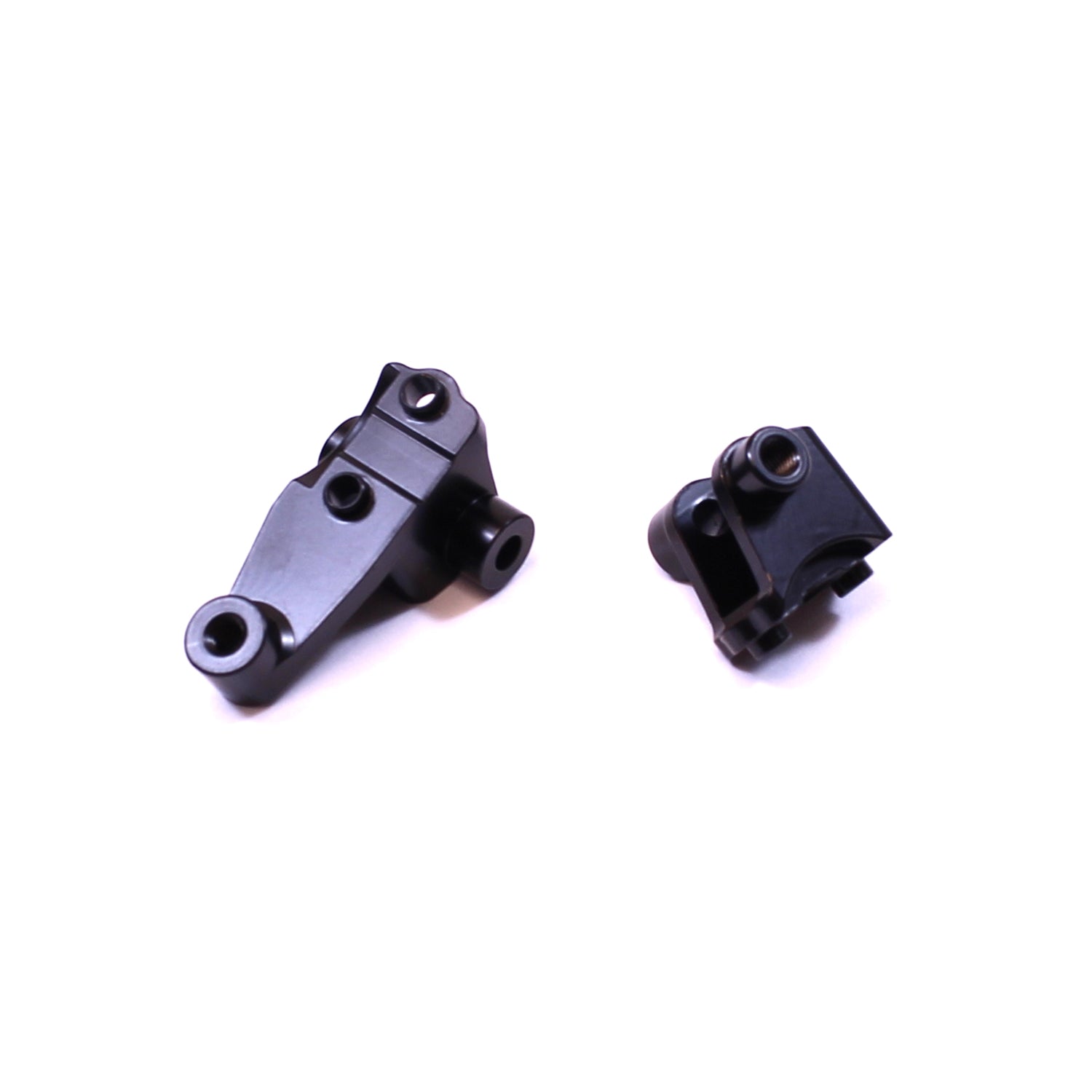 Brass Frt Lower Shock Mount/ Panhard Mount-TRX-4 Black 1 pr