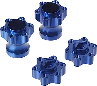 YET10A06 Aluminum One-Piece Wheel Hubs Yeti/Wraith/AX10