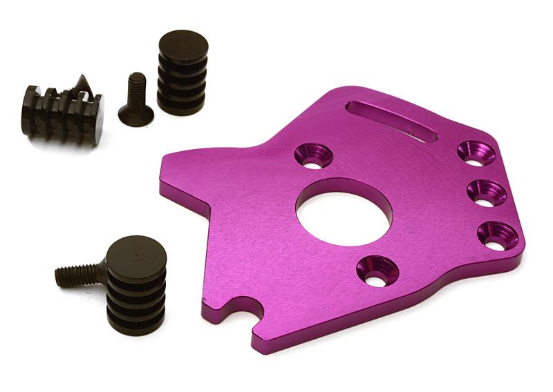 Billet Machined T3 Motor Plate for 1/10 Stampede 4X4 & Slash 4X4 (non-LCG) C28194PURPLE