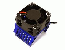 42mm Motor Heatsink+40x40mm Cooling Fan 16k rpm for 1/10 Summit & E-Revo C28603BLUE New Item