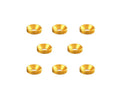 Square R/C M4 Aluminum Countersunk Washers, 10mm OD (Gold) 8 pcs. SQ-SGE-16G
