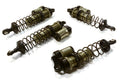 C26458GREY Piggyback Shock Set 1/10 Rustler/Bandit VX