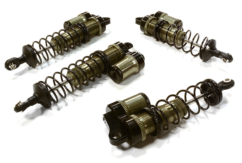 C26458GREY Piggyback Shock Set 1/10 Rustler/Bandit VX