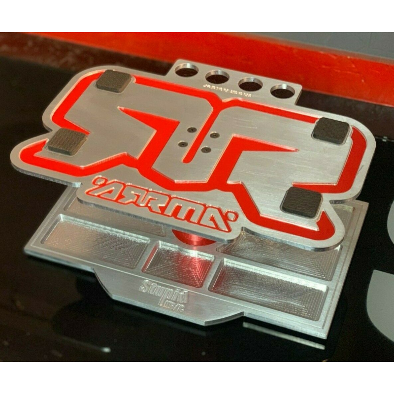 STP3004 Work Stand RC Car Rotate 360 - ARRMA Logo