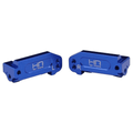 Hot Racing aluminum 30deg (stock) caster blocks for the Traxxas Rustler, Slash 2WD, and Stampede 2WD